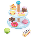 BIGJIGS Cake Stand Wooden - McGreevy's Toys Direct