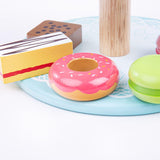 BIGJIGS Cake Stand Wooden - McGreevy's Toys Direct