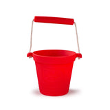Bigjigs Cherry Red Silicone Activity Bucket - McGreevy's Toys Direct