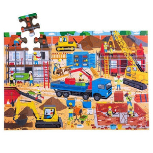 Bigjigs Construction Site Floor Puzzle 48 piece - McGreevy's Toys Direct