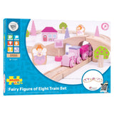 Bigjigs Fairy Wooden Figure of Eight Train Set - McGreevy's Toys Direct