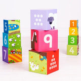 BIGJIGS Farmyard Stacking Cubes - McGreevy's Toys Direct