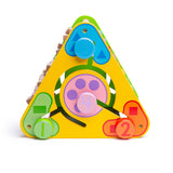 Bigjigs Triangular Wooden Activity Centre - McGreevy's Toys Direct