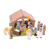 Bigjigs Wooden Nativity Set - McGreevy's Toys Direct