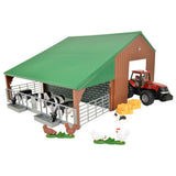 Britains 47019 Farm Building Set with Case Tractor - McGreevy's Toys Direct