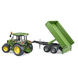 Bruder 2108 John Deere 5115M with Tipping Trailer - McGreevy's Toys Direct