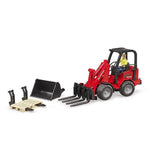 Bruder 2191 Compact Loader 2034 with Figure and Accessories - McGreevy's Toys Direct