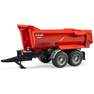 BRUDER 2225 Krampe Tandem Halfpipe Tipping Trailer - McGreevy's Toys Direct