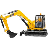 BRUDER 2466 CAT Mini Excavator with Worker - McGreevy's Toys Direct