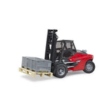 Bruder 2513 Linde HT160 Forklift with Pallet & 3 Pallet Containers - McGreevy's Toys Direct