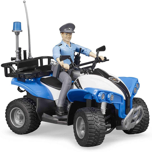 Bruder 63010 Police Quad with Policeman - McGreevy's Toys Direct