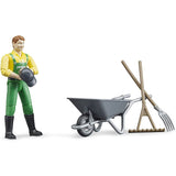 Bruder bWorld Farmer with Accessories Set - McGreevy's Toys Direct