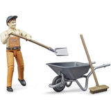 Bruder bWorld Municipal Worker Figure Set - McGreevy's Toys Direct