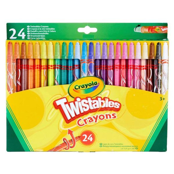 Crayola 24 Twistable Crayons - McGreevy's Toys Direct