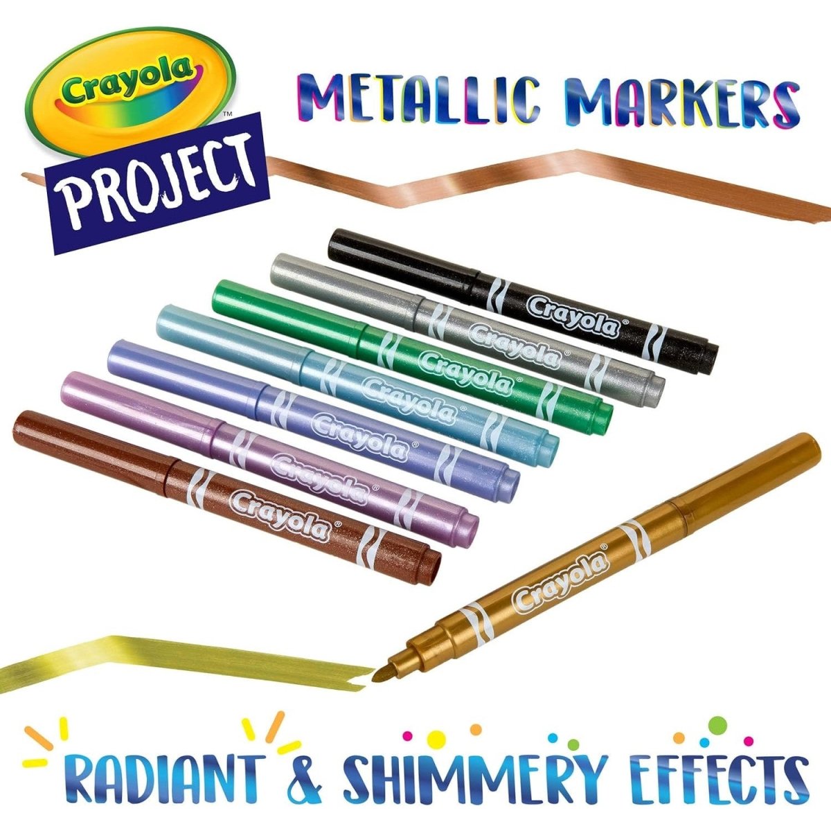 Crayola Metallic Markers 6 pack