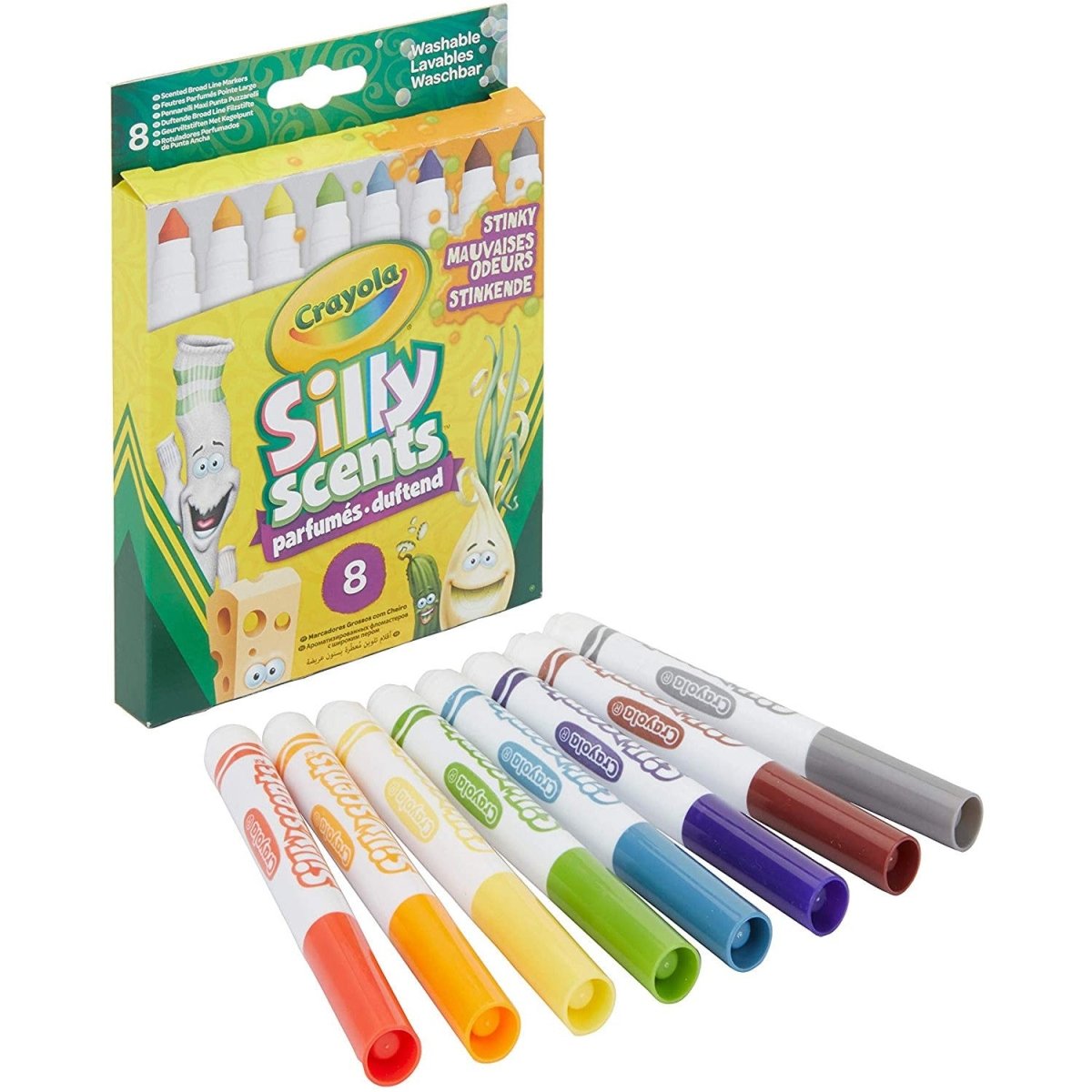 Crayola Silly Scents 8 Stinky Scents Markers – McGreevy's Toys Direct