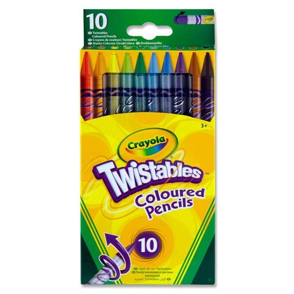 Crayola Twistables Colouring Pencils 10PK - McGreevy's Toys Direct