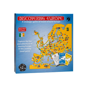 Discovering Europe Board Game - McGreevy's Toys Direct