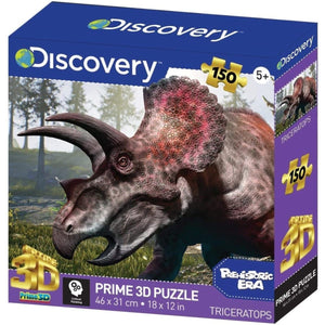 Discovery 3D Effect Puzzle - Triceratops - McGreevy's Toys Direct