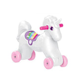 Dolu Rocking Unicorn with Wheels - McGreevy's Toys Direct