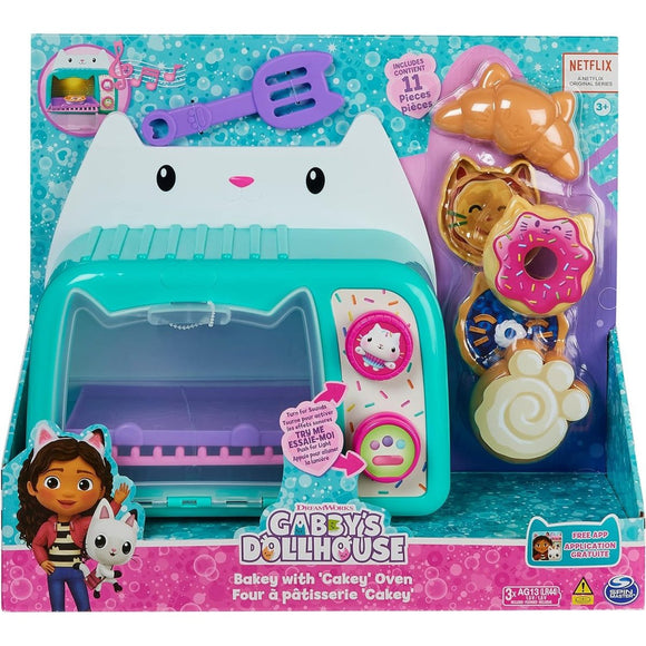 Gabby's Dollhouse: Bakey with Cakey Oven Playset - McGreevy's Toys Direct