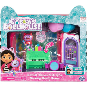 Gabby's Dollhouse: Daniel James Catnip Groovy Music Room - McGreevy's Toys Direct