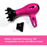 Hairdryer Set in Carry Case - McGreevy's Toys Direct