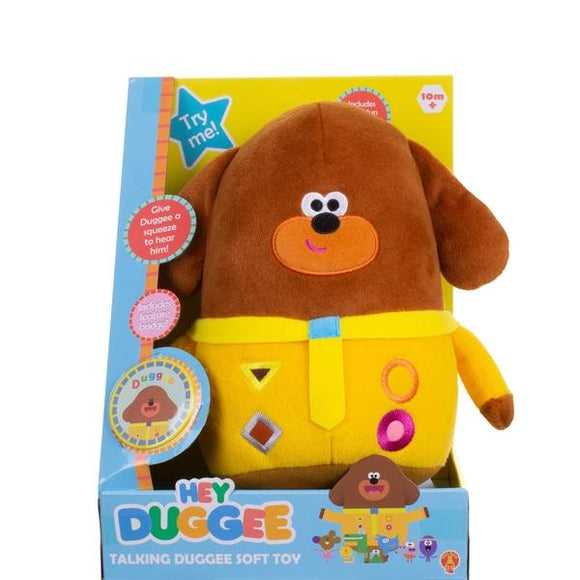 Hey Duggee Talking Duggee Soft Toy - McGreevy's Toys Direct