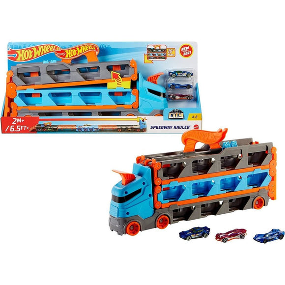 Hot Wheels City Speedway Hauler - McGreevy's Toys Direct