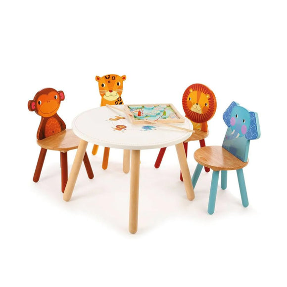 Childrens table and four chairs sales