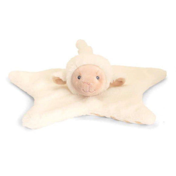 Keel Toys KeelECO Lullaby Lamb Comfort Blanket - McGreevy's Toys Direct