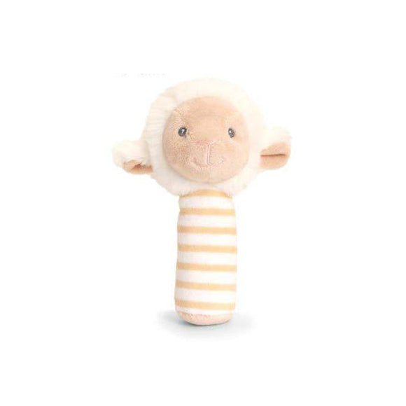Keel Toys KeelECO Lullaby Lamb Stick Rattle - McGreevy's Toys Direct