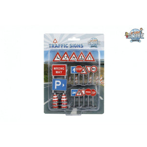 Kids Globe Traffic Signs 25 Pieces Set - McGreevy's Toys Direct