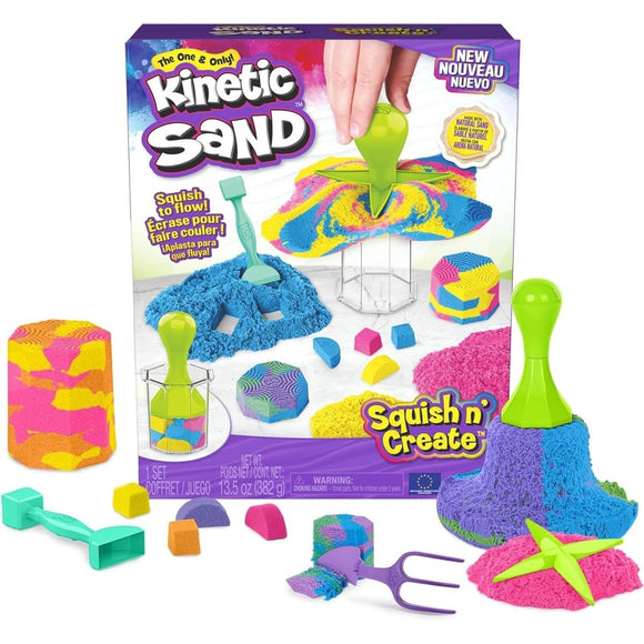 Kinetic Sand Squish N’ Create - McGreevy's Toys Direct