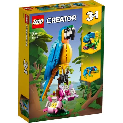 Lego 31136 Creator Exotic Parrot - McGreevy's Toys Direct