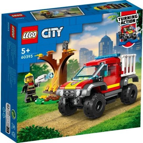 Lego 60393 City 4x4 Fire Truck Rescue - McGreevy's Toys Direct