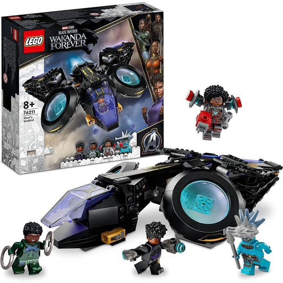 LEGO 76211 Black Panther Wakanda Forever: Shuri's Sunbird - McGreevy's Toys Direct