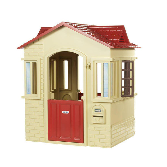 Little Tikes Cape Cottage Playhouse -Tan & Red - McGreevy's Toys Direct