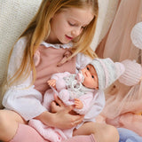 Llorens Dolls - 38cm Crying Joelle with Pink Blanket - McGreevy's Toys Direct