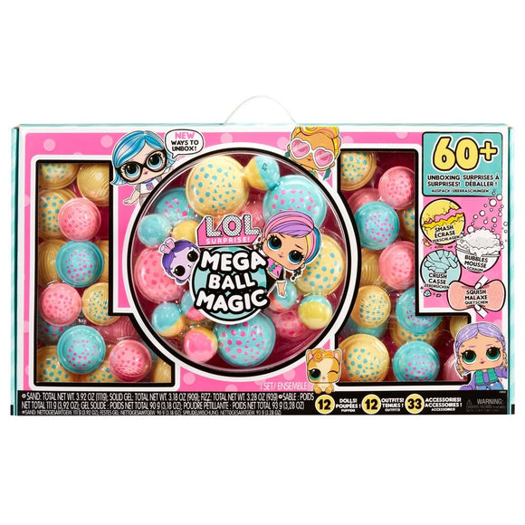 LOL Surprise! Mega Ball Magic Pack with 60+ Surprises - McGreevy's Toys Direct