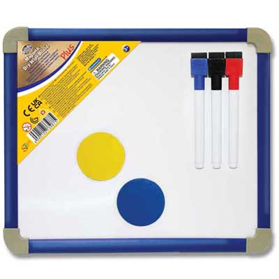 Magnetic Dry Wipe Board Plus - McGreevy's Toys Direct