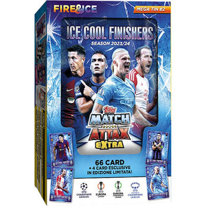 Match Attax Extra 2024 Fire & Ice Mega Tin - Ice Cool Finishers - McGreevy's Toys Direct