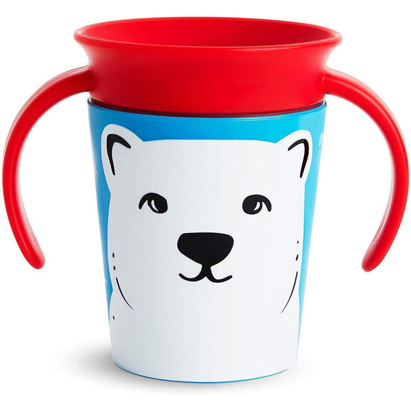 Munchkin Miracle 360° Trainer Cup WildLove - Polar Bear - McGreevy's Toys Direct