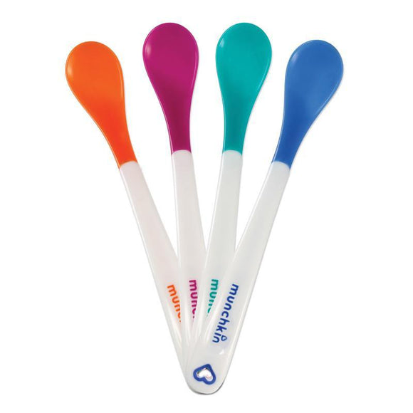 Munchkin White Hot Safety Spoons 4Pk - McGreevy's Toys Direct
