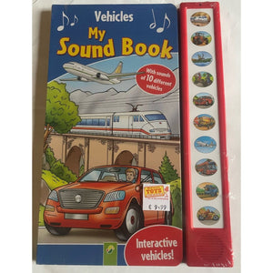 My Sound Book: Vehicles - McGreevy's Toys Direct