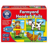 Orchard Toys Farmyard Heads & Tails Game - McGreevy's Toys Direct