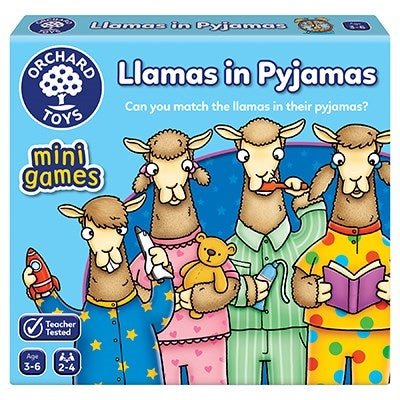 Orchard Toys Llamas in Pyjamas Mini Game - McGreevy's Toys Direct