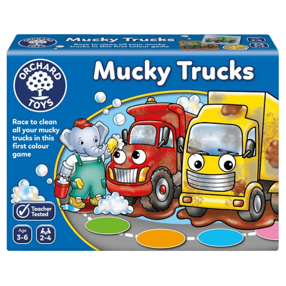 Orchard Toys Mucky Trucks Game - McGreevy's Toys Direct