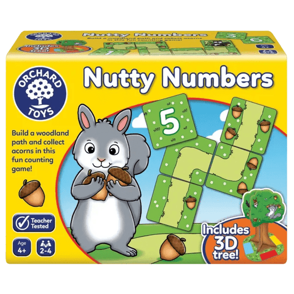 Orchard Toys Nutty Numbers Game - McGreevy's Toys Direct