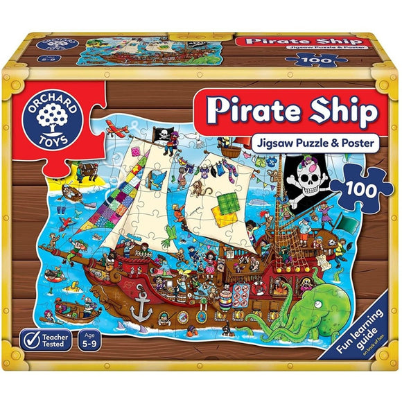 Orchard Toys Pirate Ship Jigsaw Puzzle - McGreevy's Toys Direct